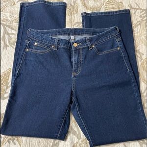 Jennifer Lopez Dark Wash Boot Cut Jeans. Size 12